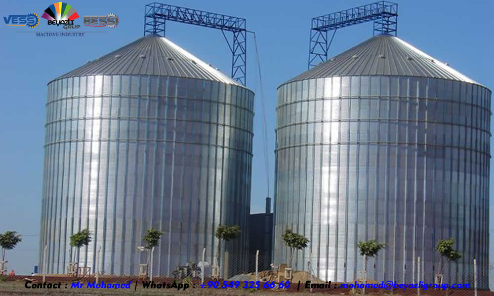 silo tour - Silos couloir - silo conique - silo fond plat - Silo modulaire